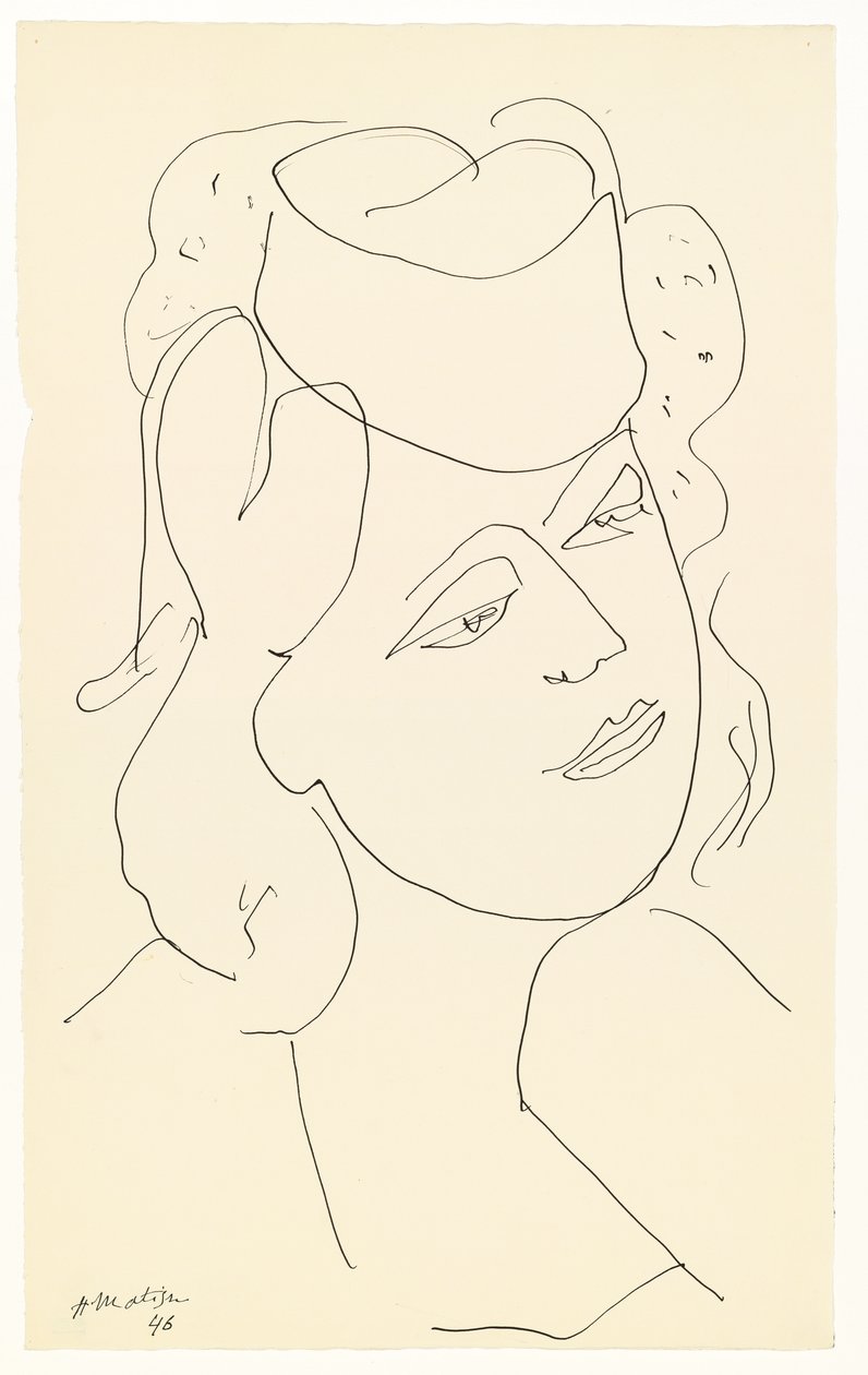Woman with Hat by Henri Matisse