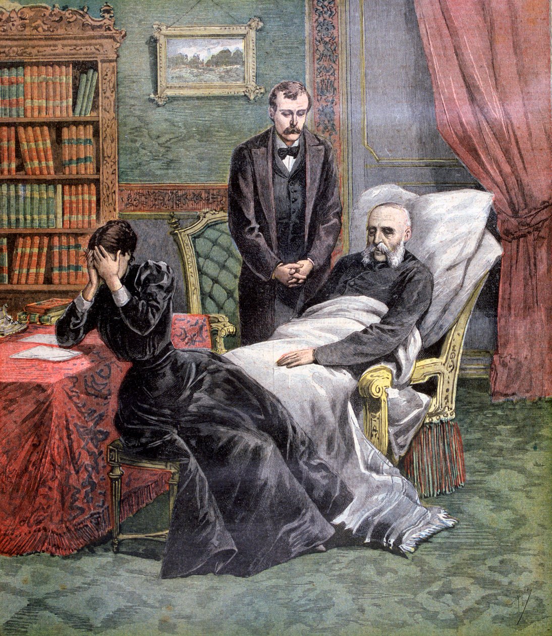 Death of Jules Ferry by Henri Meyer