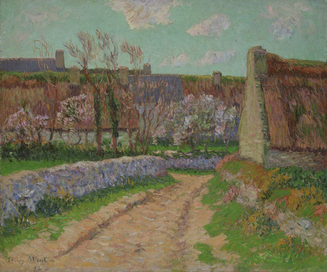 Village in Clohars, 1898 by Henri Moret