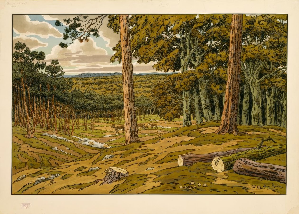 The Forest by Henri Rivière
