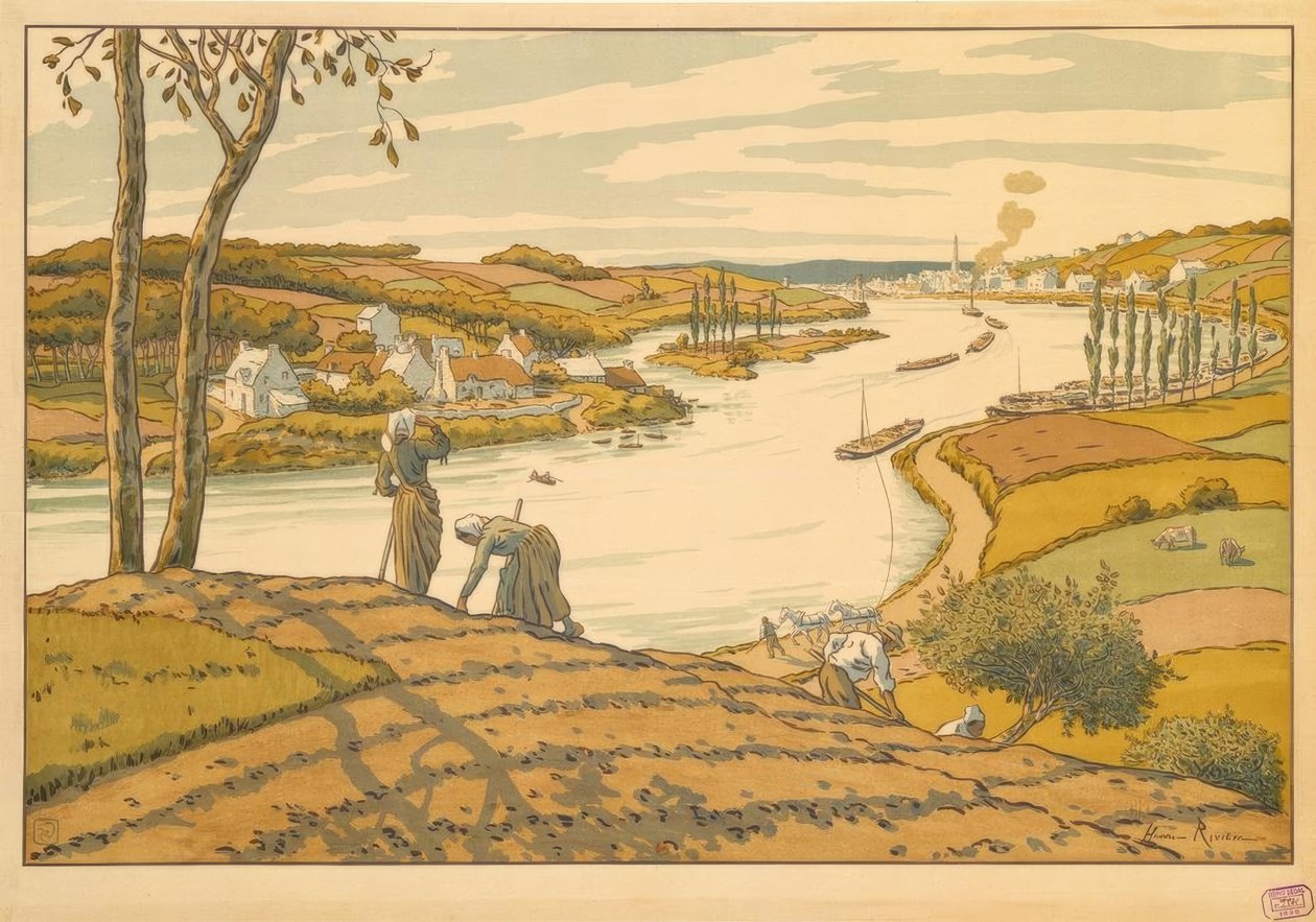 The River by Henri Rivière