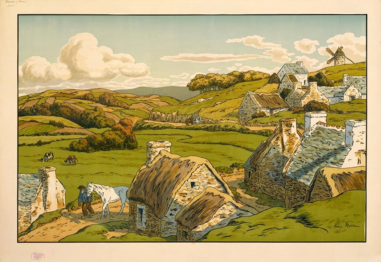 The Hamlet by Henri Rivière