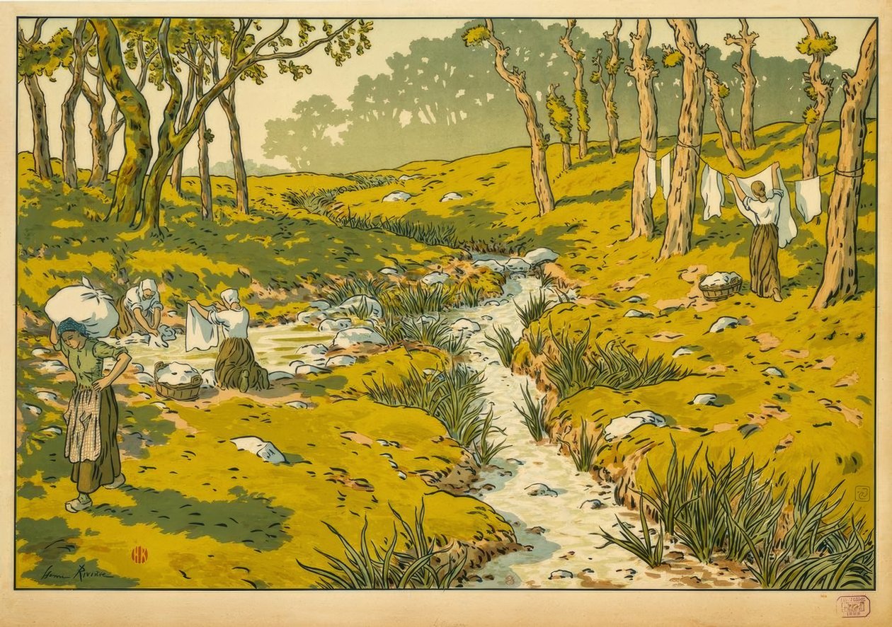 The Stream by Henri Rivière