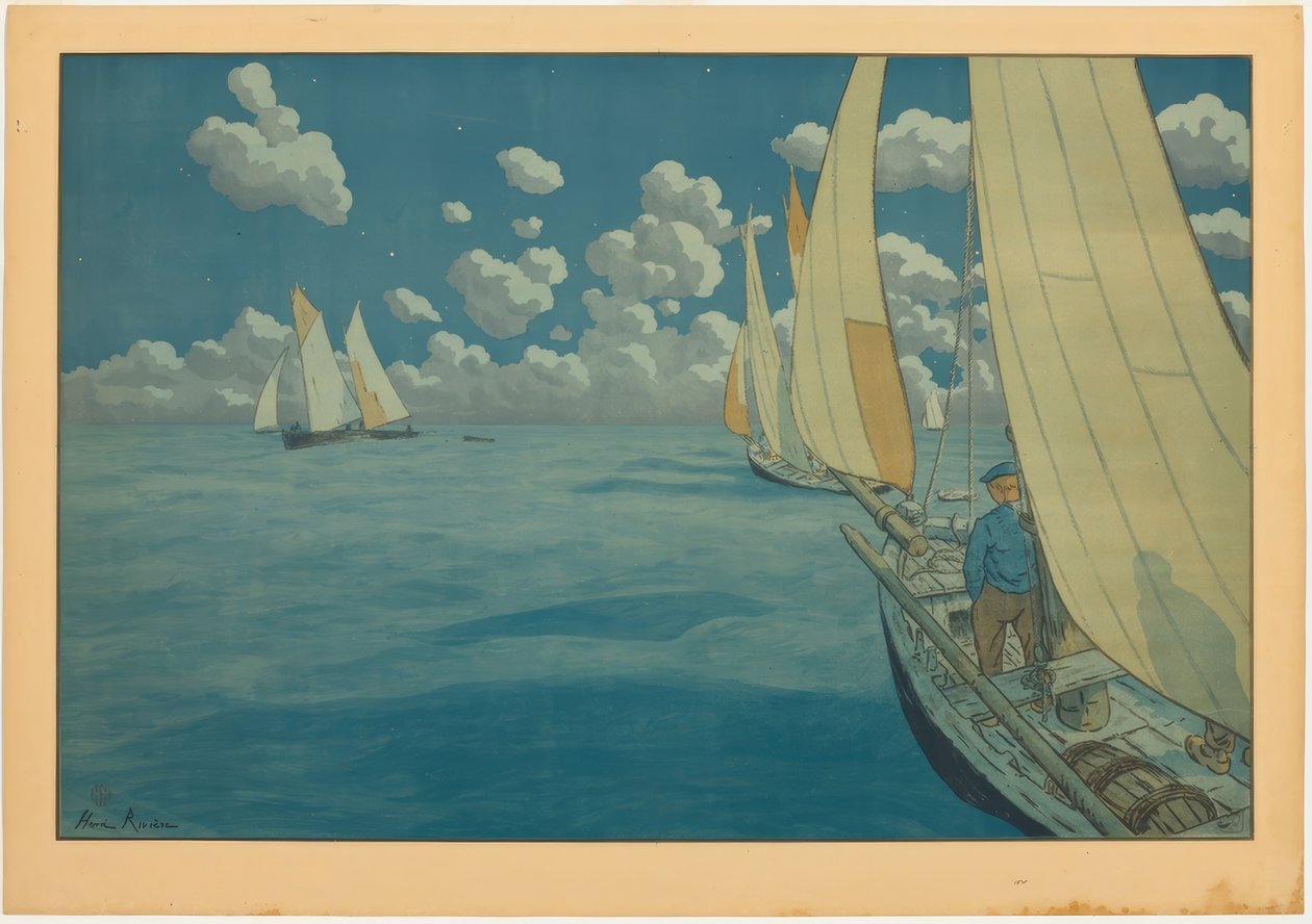 Night at Sea by Henri Rivière