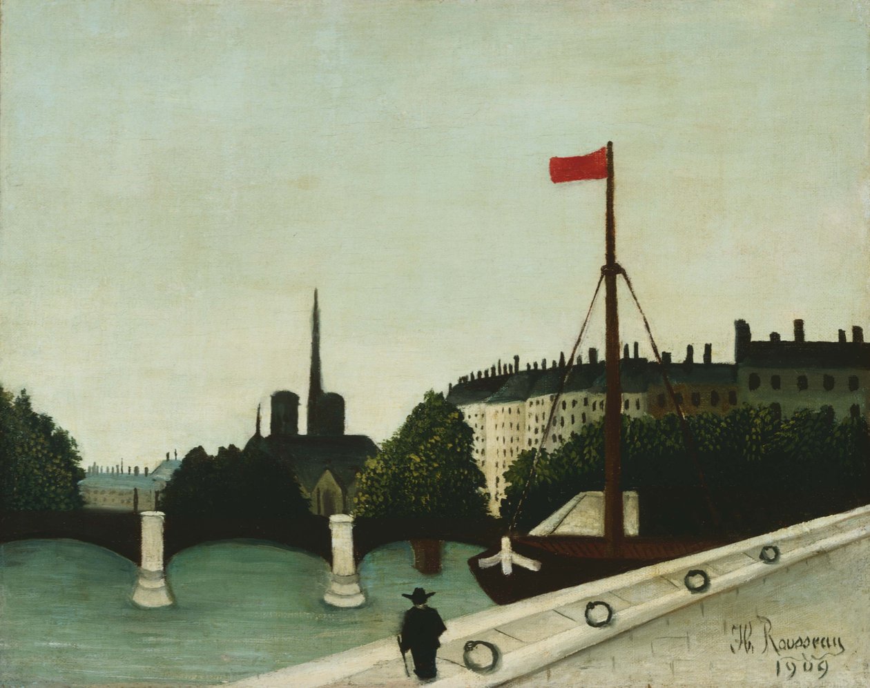 Notre Dame by Henri Rousseau