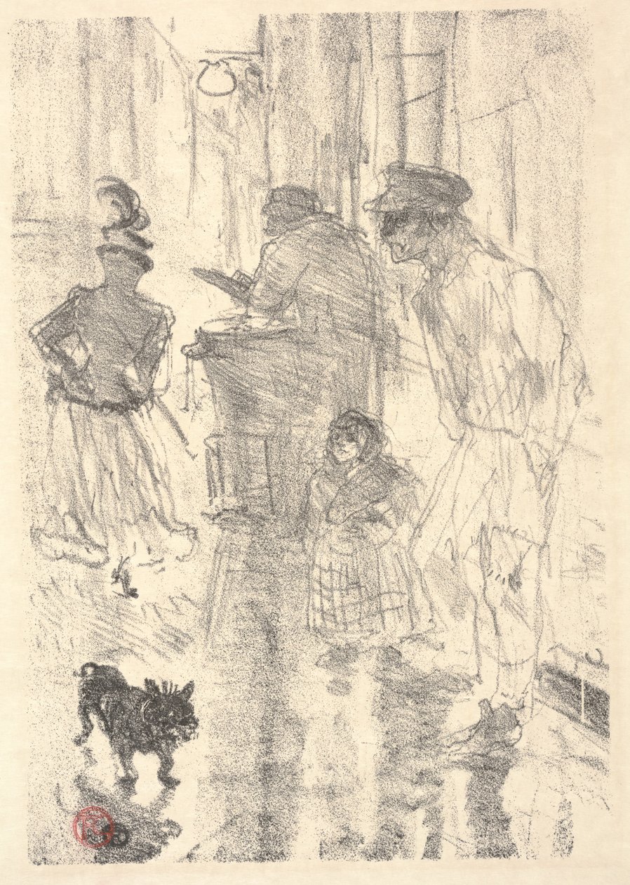 Visage by Henri de Toulouse Lautrec