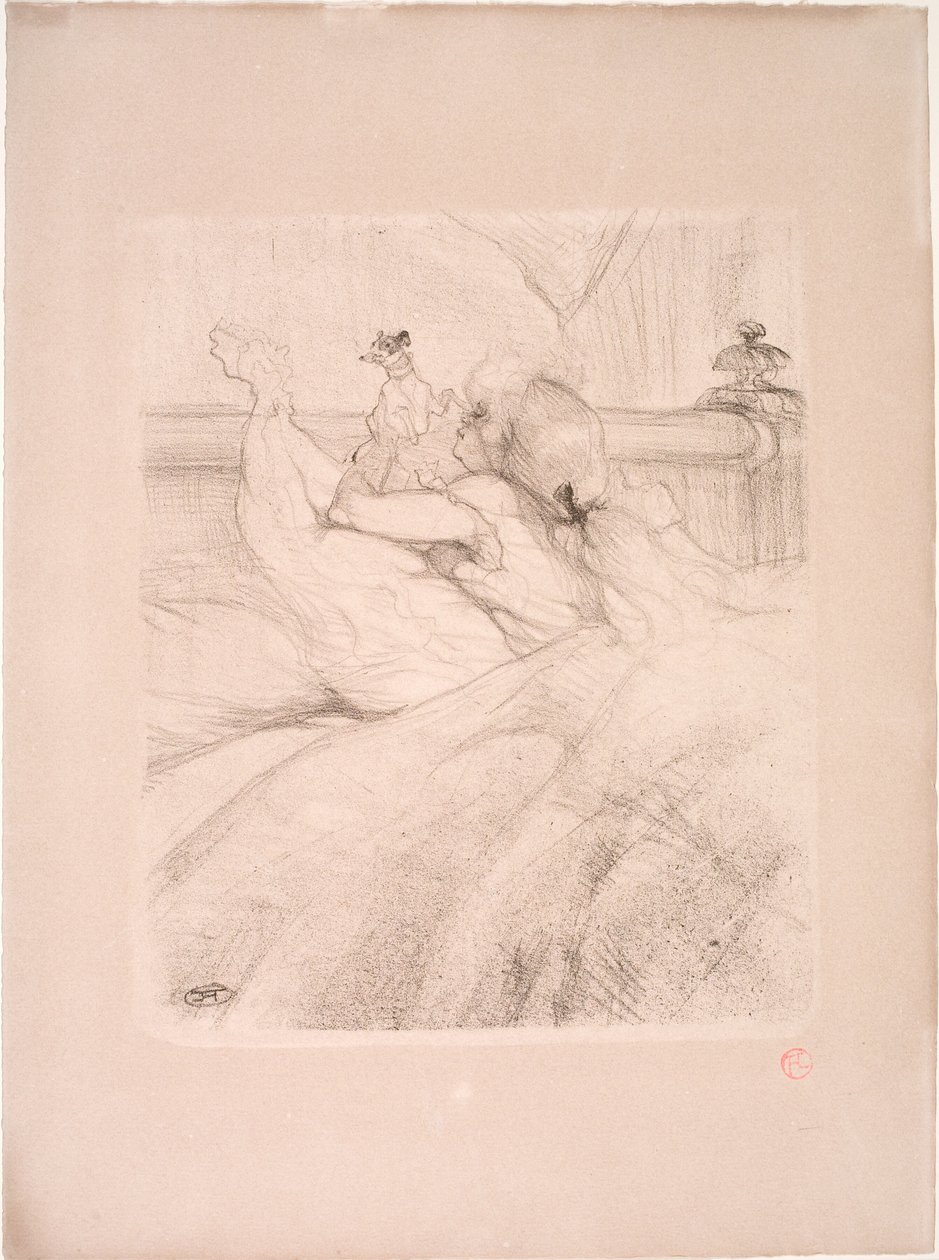 In Bed by Henri de Toulouse Lautrec
