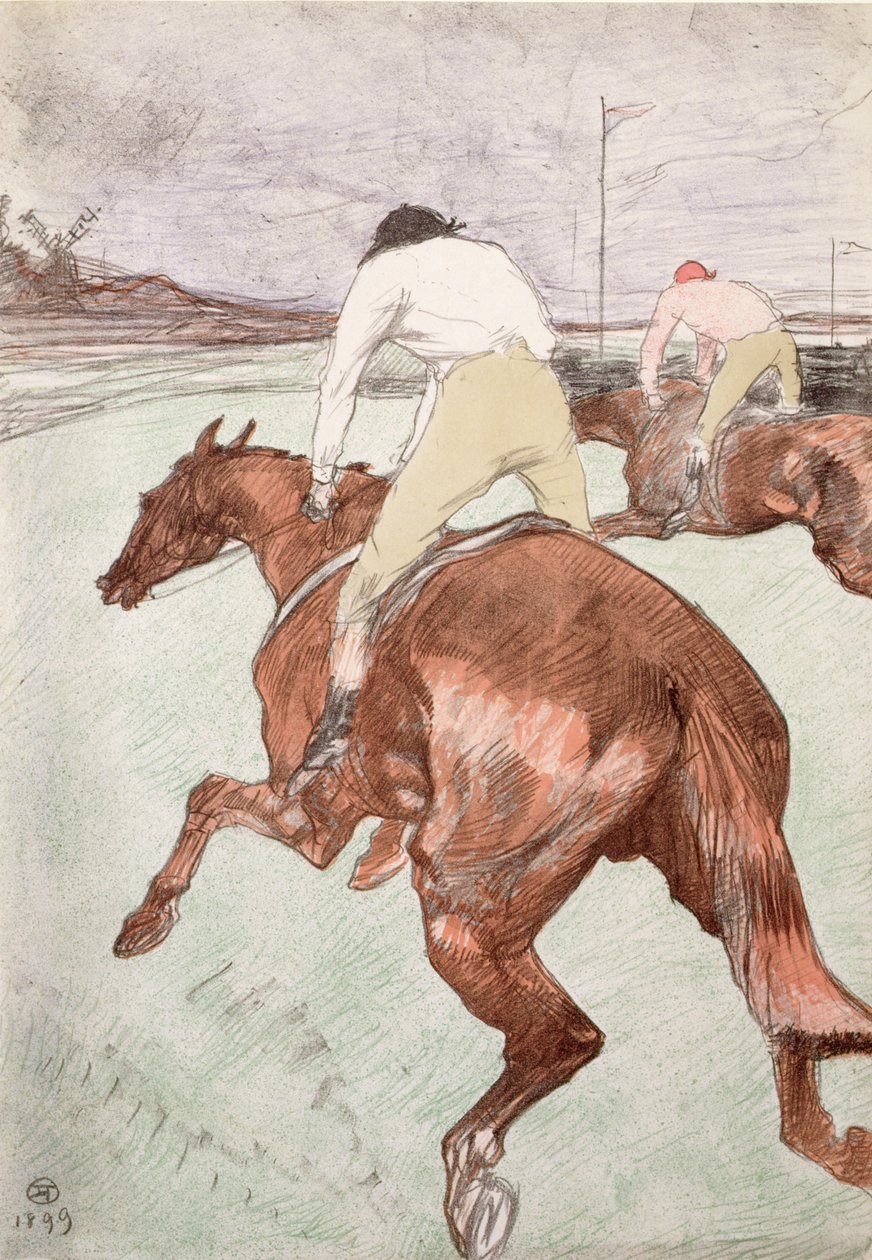 The Jockey by Henri de Toulouse Lautrec