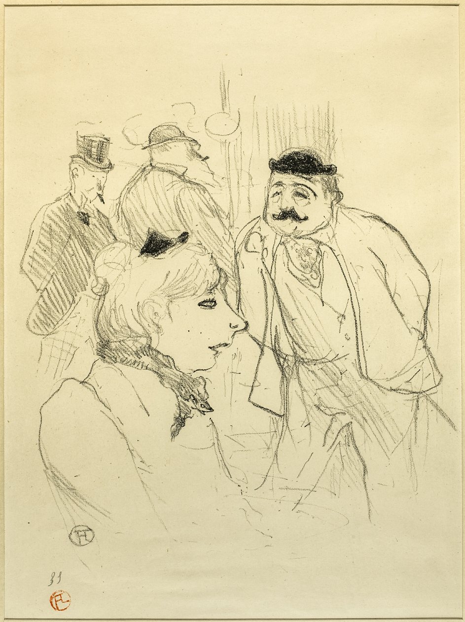 The Stalk—Moulin Rouge by Henri de Toulouse Lautrec