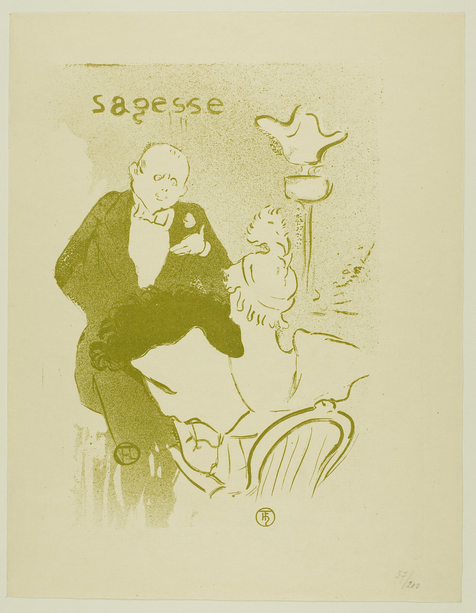 Wisdom by Henri de Toulouse Lautrec