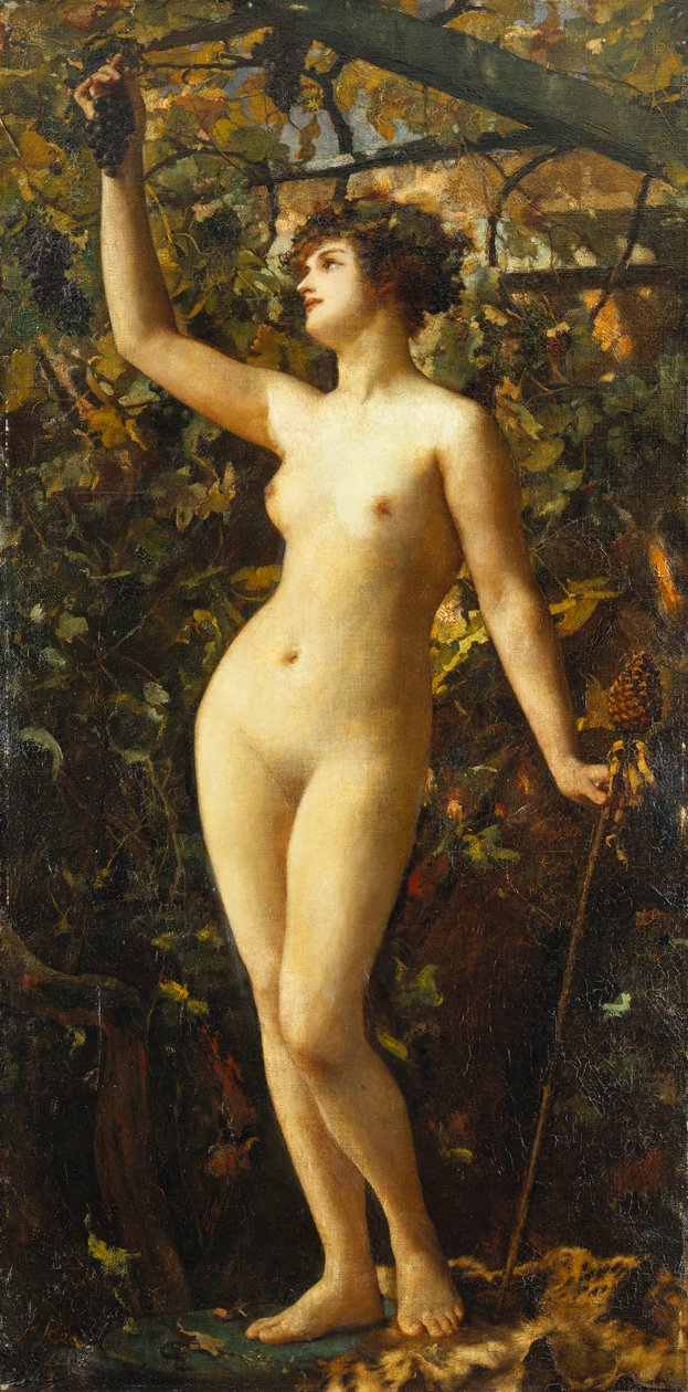 A Bacchante by Henrietta Rae