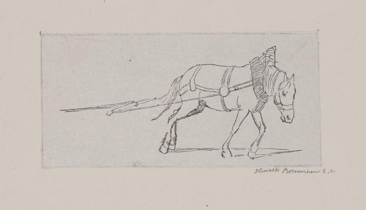 A Pulling Horse by Henrik Bornemann