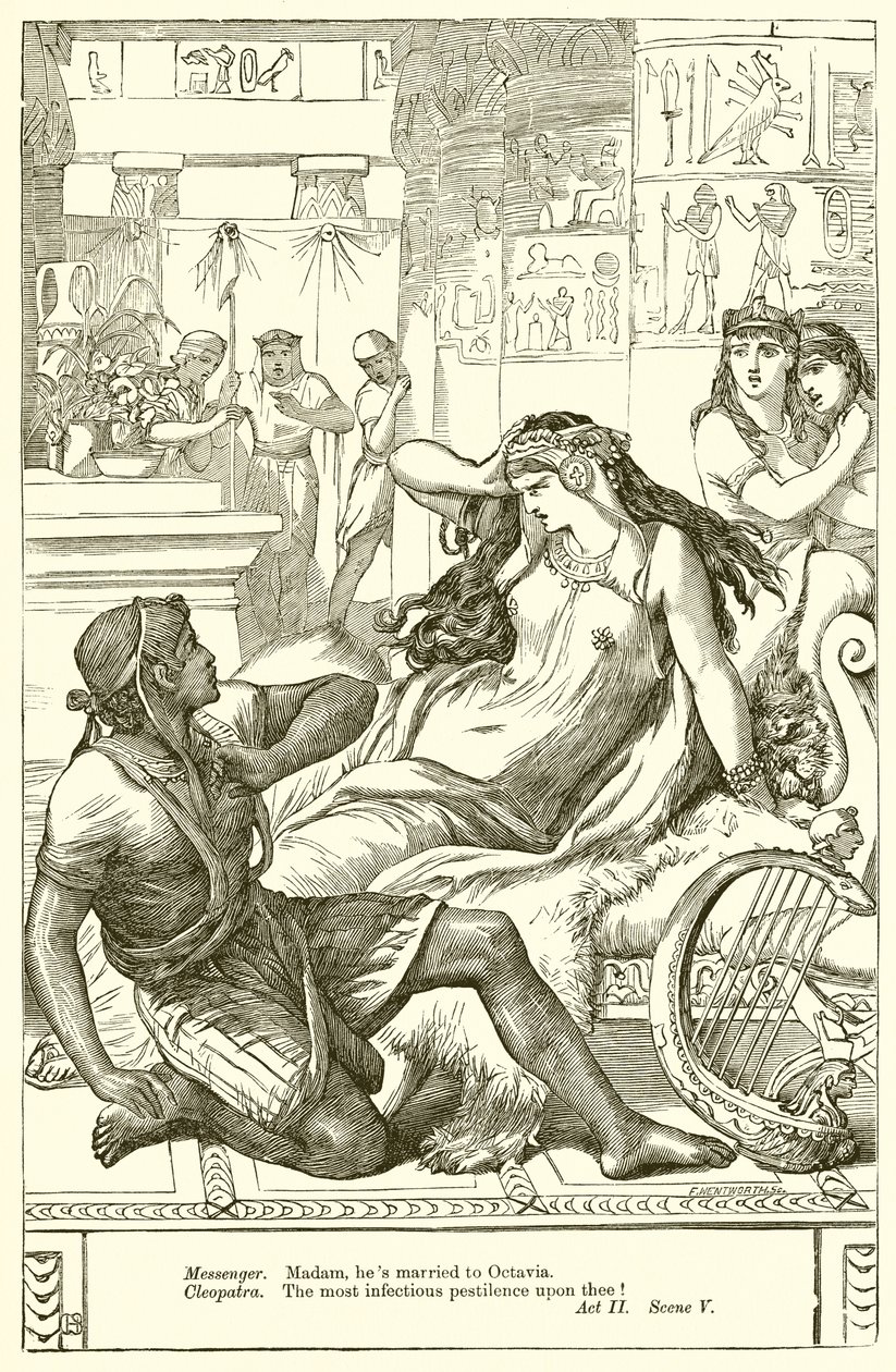 Antony and Cleopatra by Henry Courtney Selous