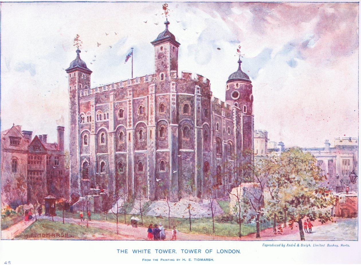 The White Tower, Tower of London by Henry Edward Tidmarsh