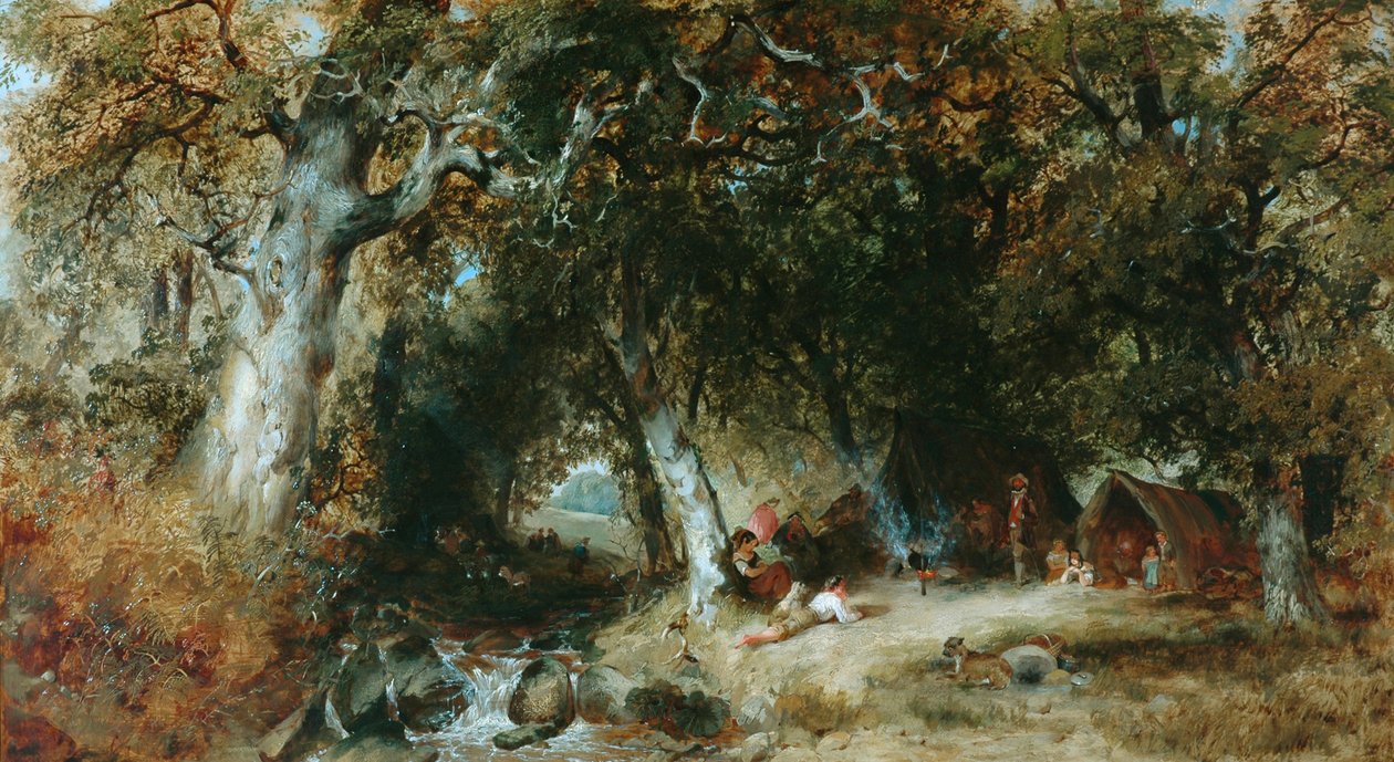 Gipsy Encampment by Henry Jutsum