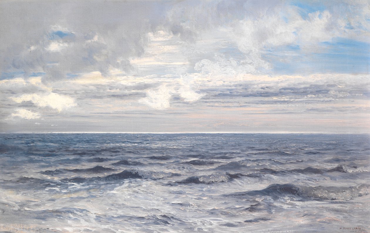 Silver Sea, 1869 by Henry Moore