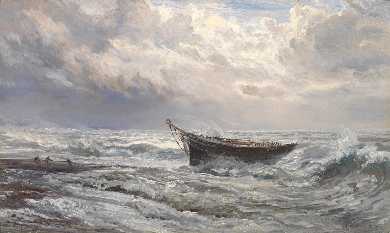 Stormy Seas by Henry Moore