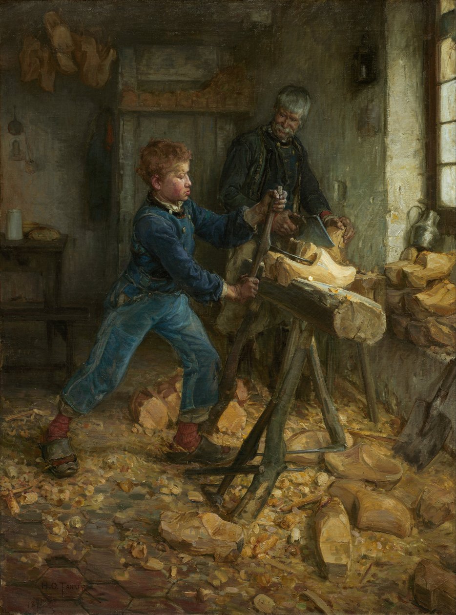 The Young Sabot Maker by Henry Ossawa Tanner