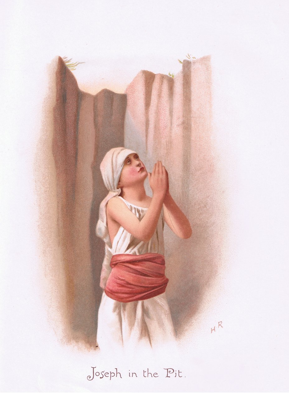 Joseph in the Pit by Henry Ryland