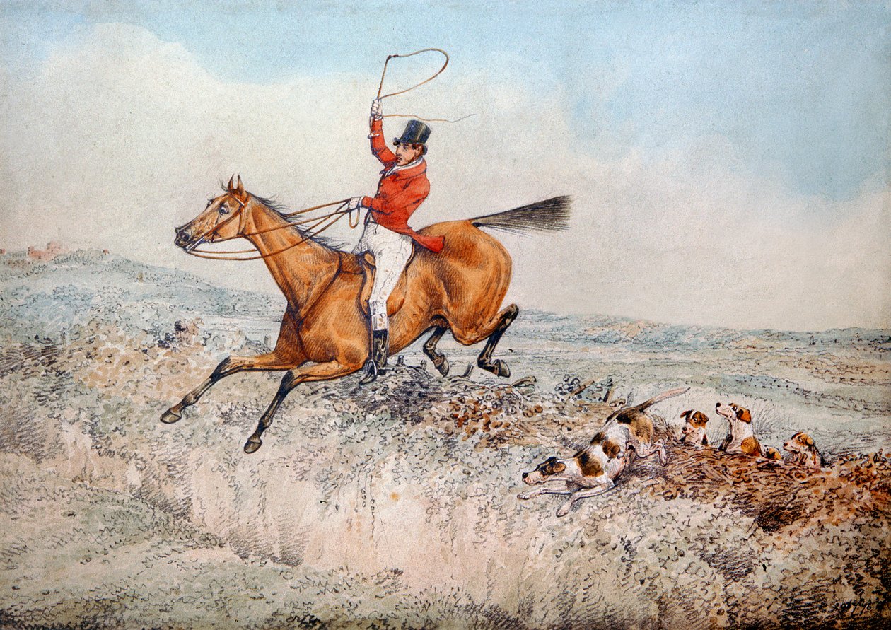 Fox hunting by Henry Thomas Alken