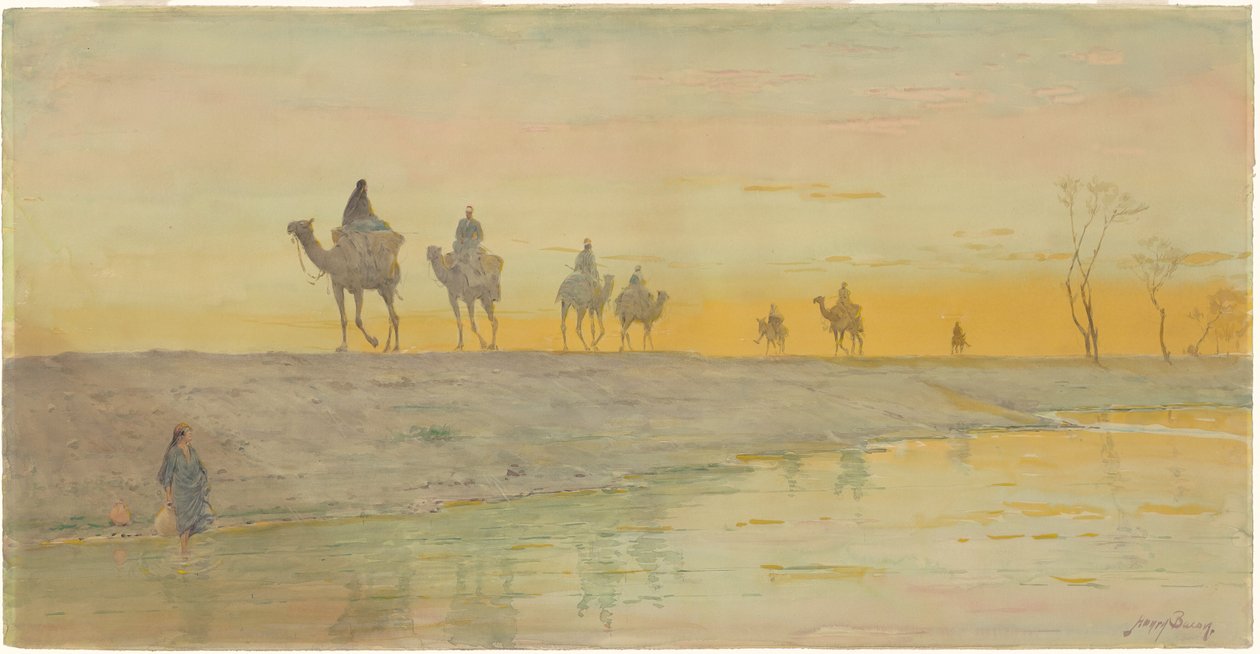 The Nile—Evening by Henry Bacon