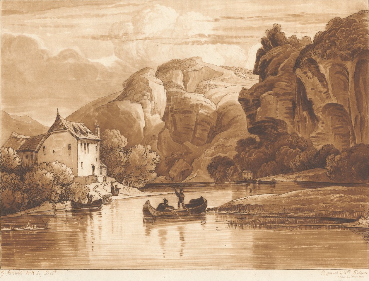 River Meuse by Henry Dawe