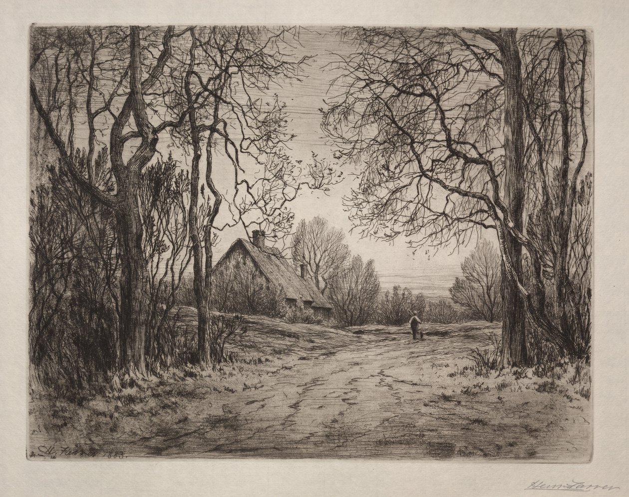 Winter Evening by Henry Farrer