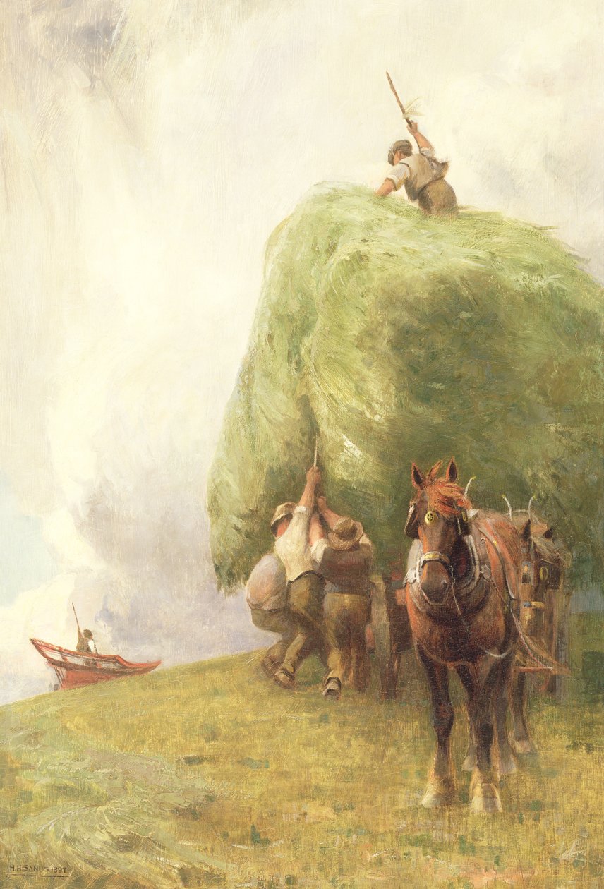 Roping the Wagon by Henry H. Sands