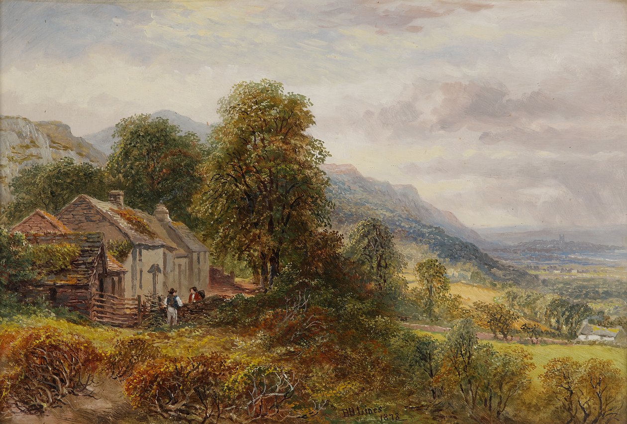 Bryngoleu Llanfairfechan, 1878 by Henry Harris Lines