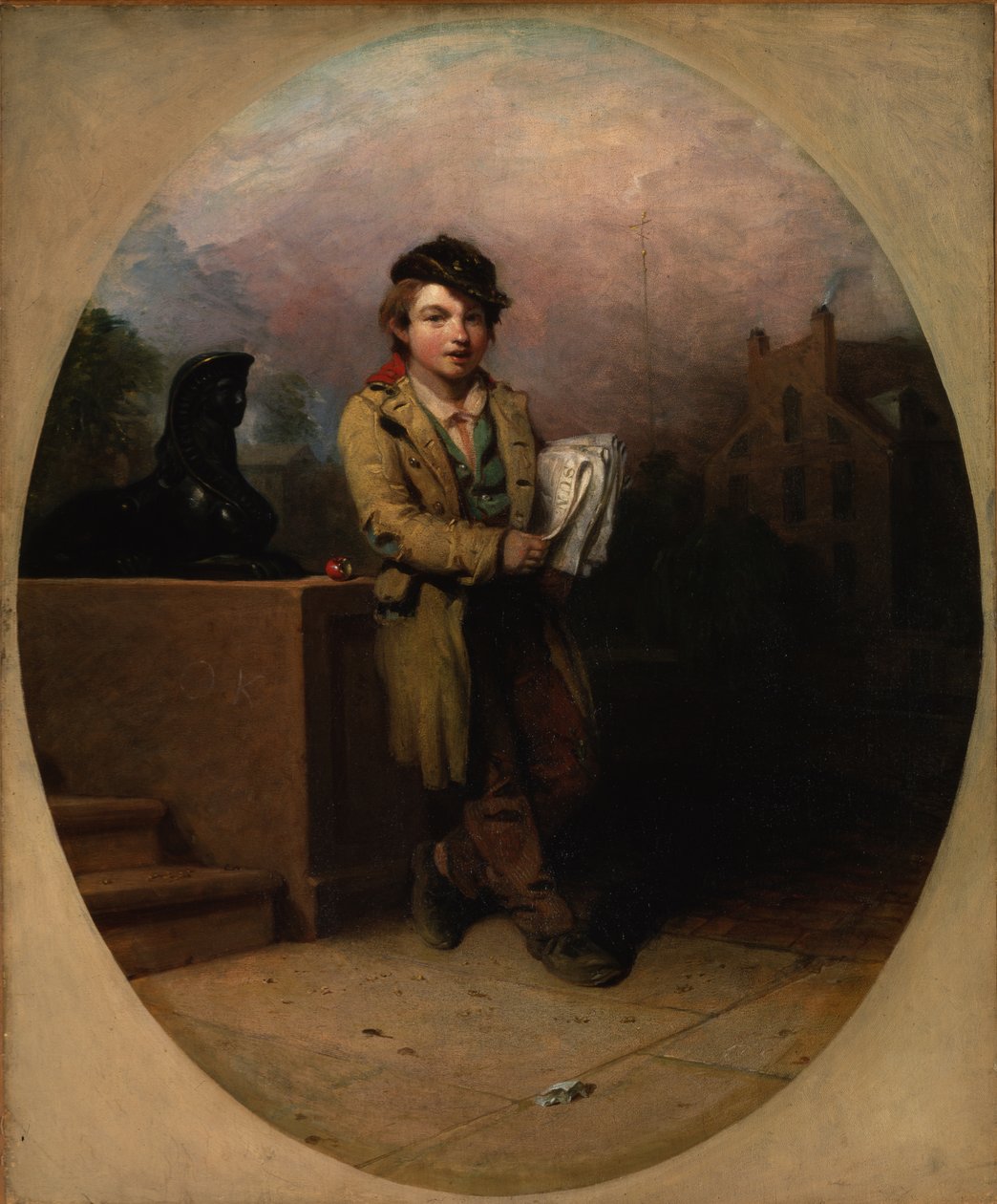 News Boy, 1841 by Henry Inman