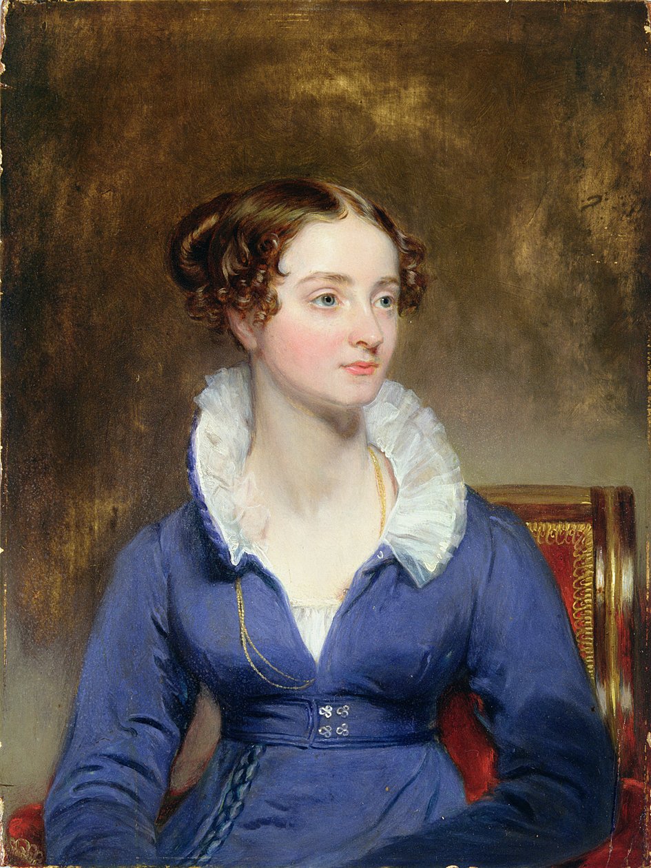 Young Woman in a Blue Dress, c.1825 by Henry Inman