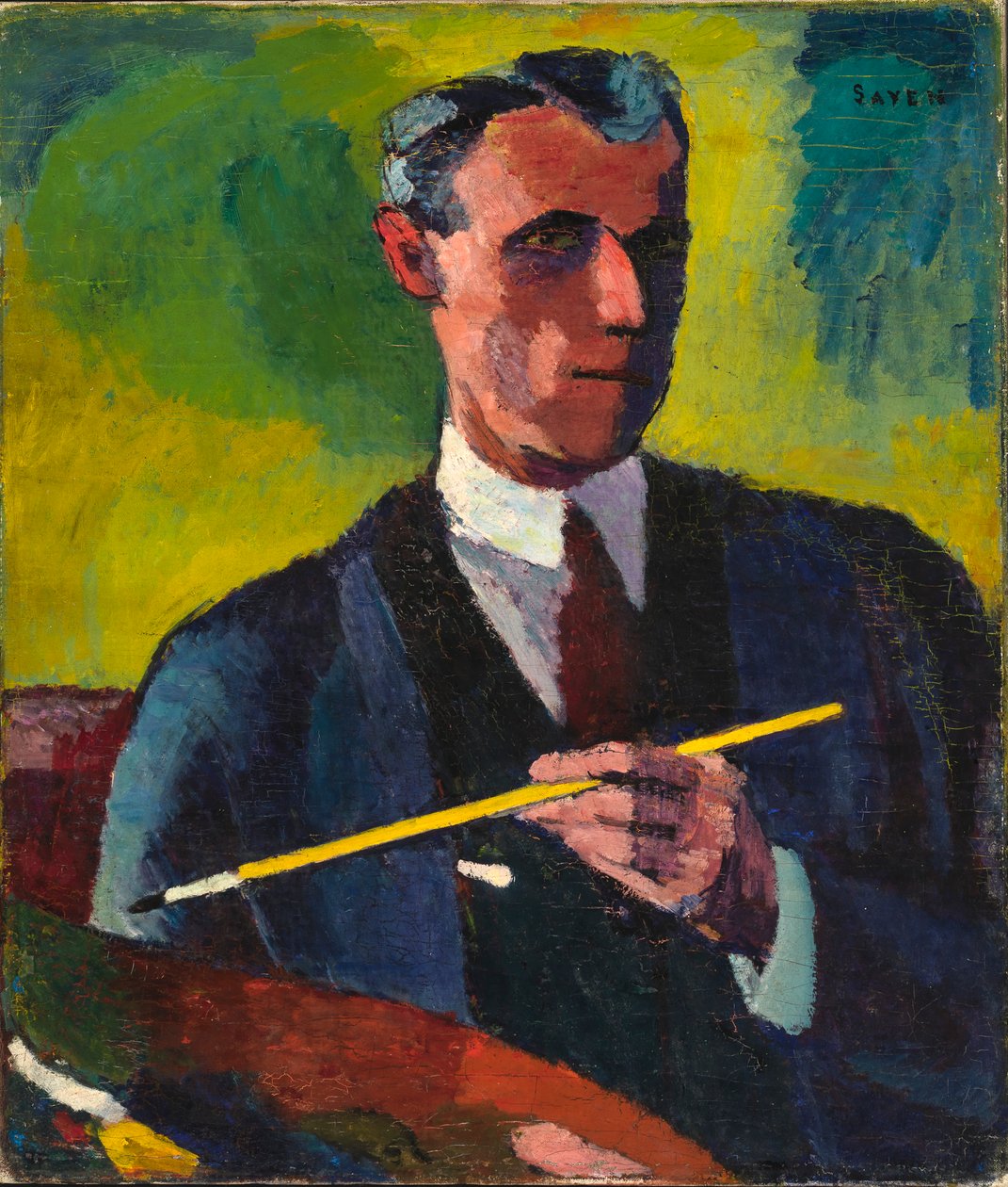 Self-Portrait by Henry Lyman Saÿen