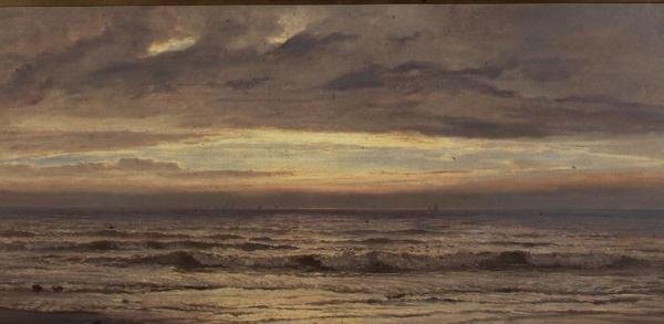 The Seashore, Evening by Henry Moore