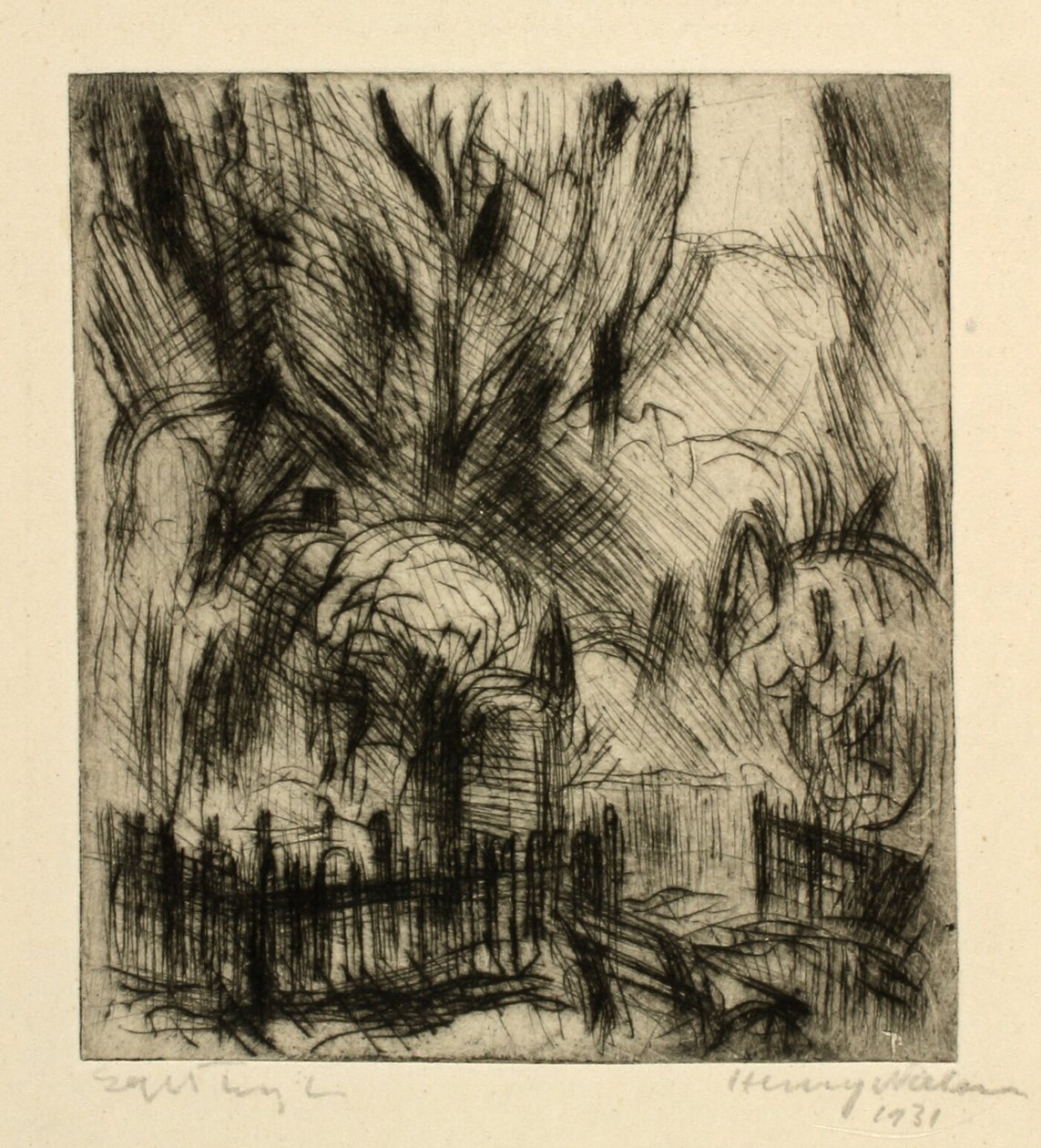 Cemetery by Henry Nielsen