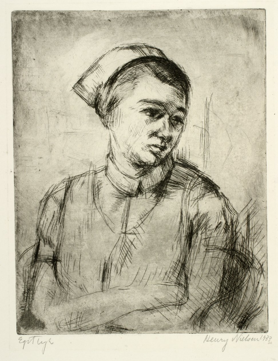 Portrait of a Nurse by Henry Nielsen