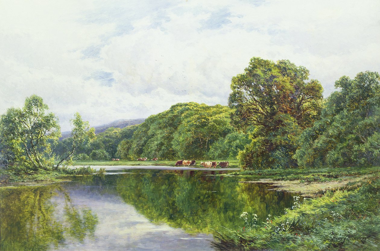 The Thames near Henley by Henry Parker