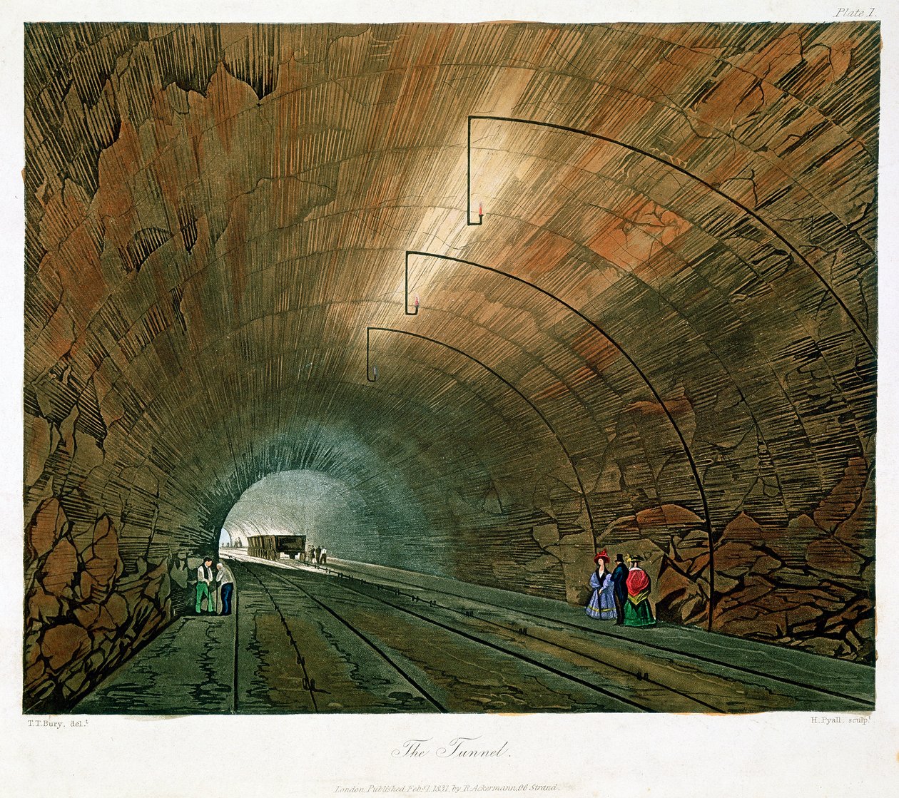 The Tunnel, 1831 by Henry Pyall