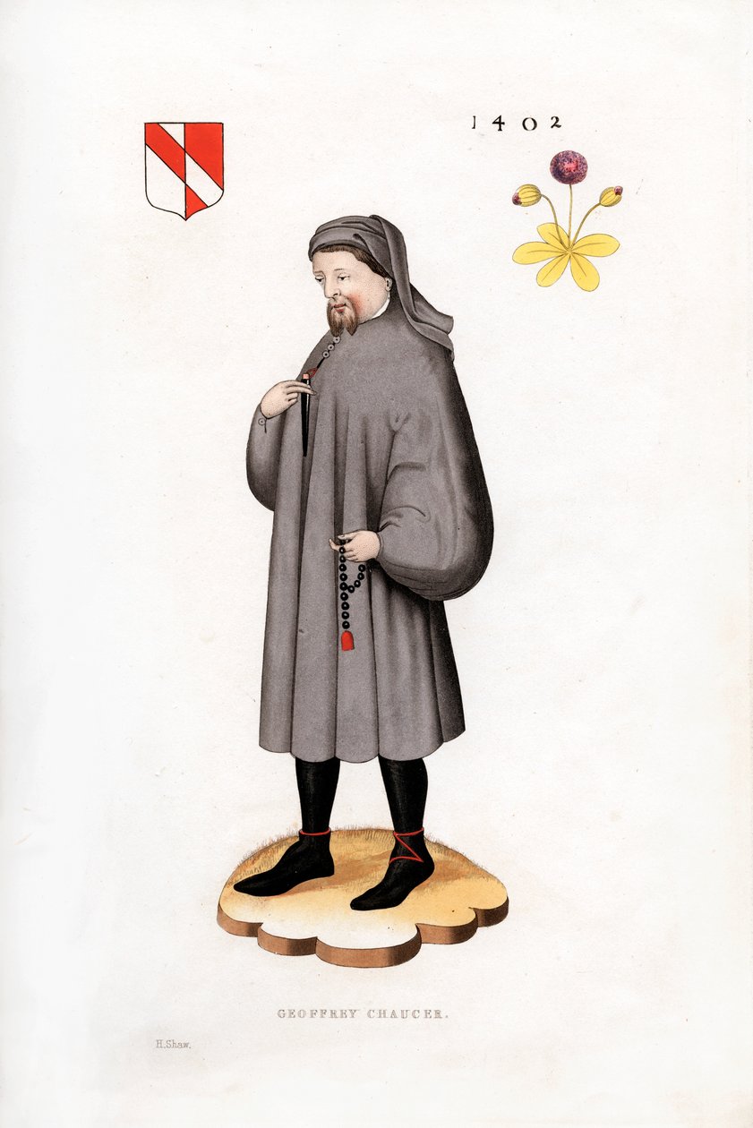 Geoffrey Chaucer by Henry Shaw