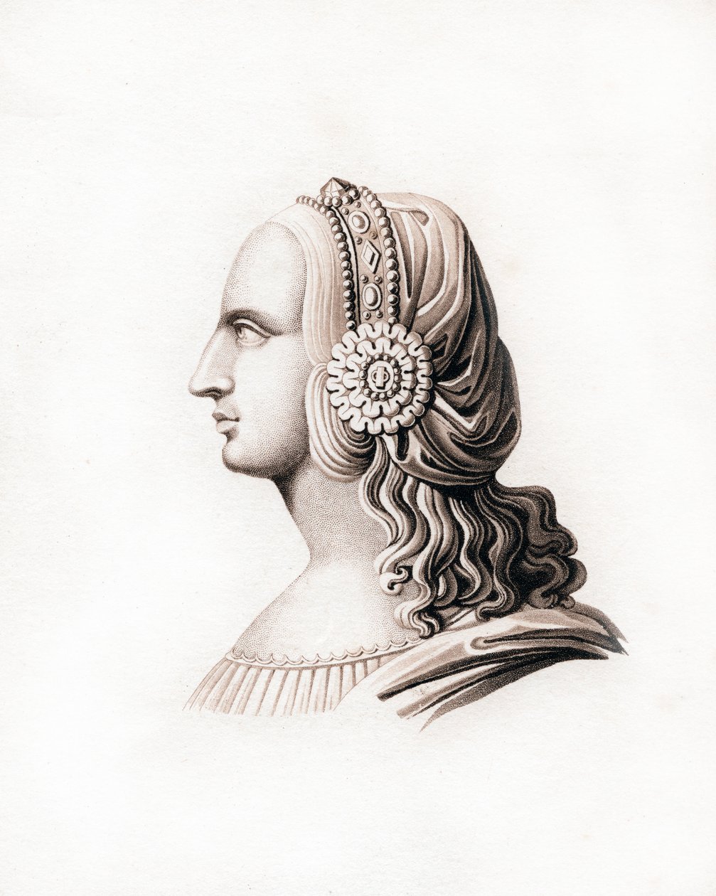 Headdress, early 16th century, 1843 by Henry Shaw