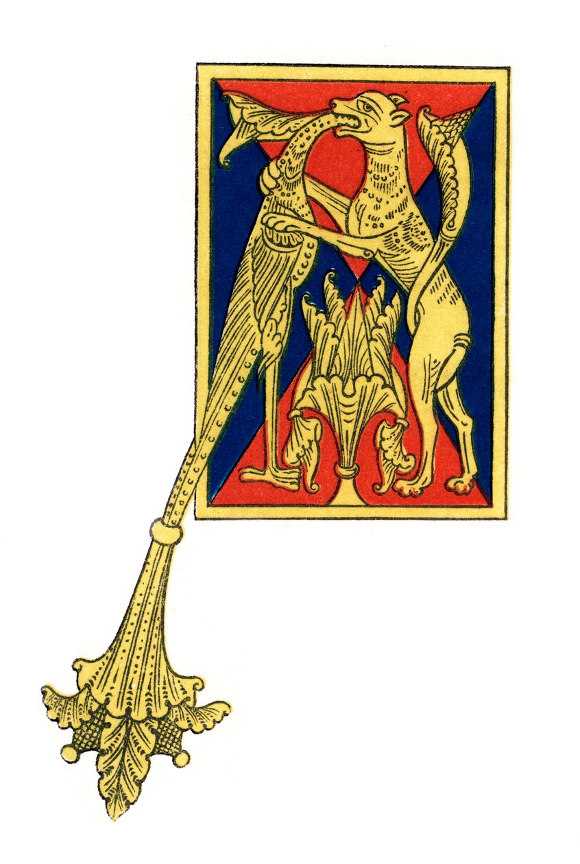 Initial letter A by Henry Shaw