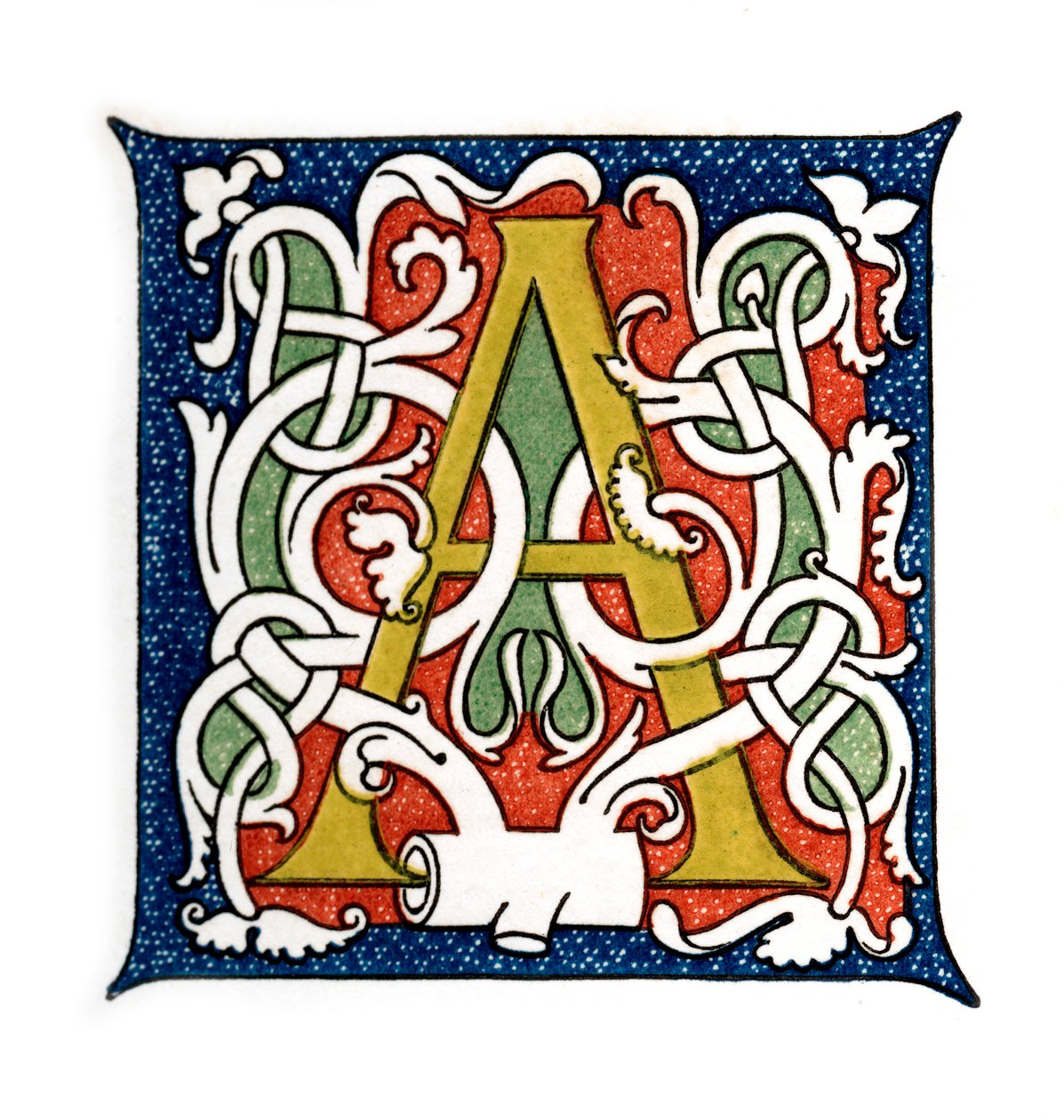 Initial Letter A by Henry Shaw