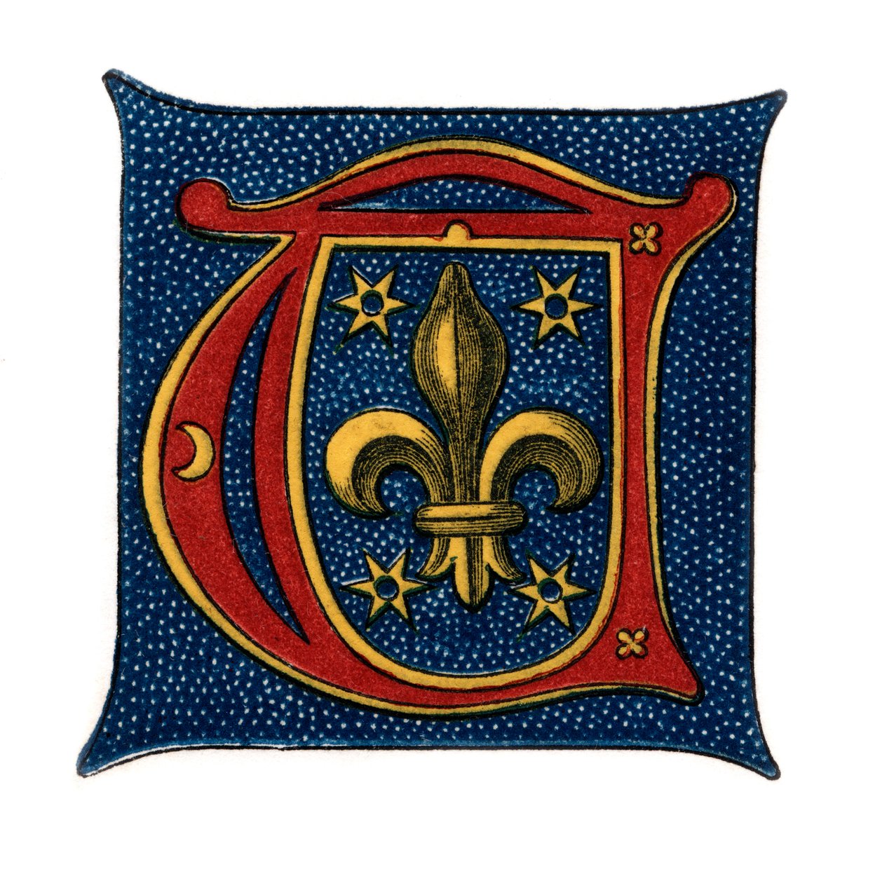 Initial Letter T by Henry Shaw