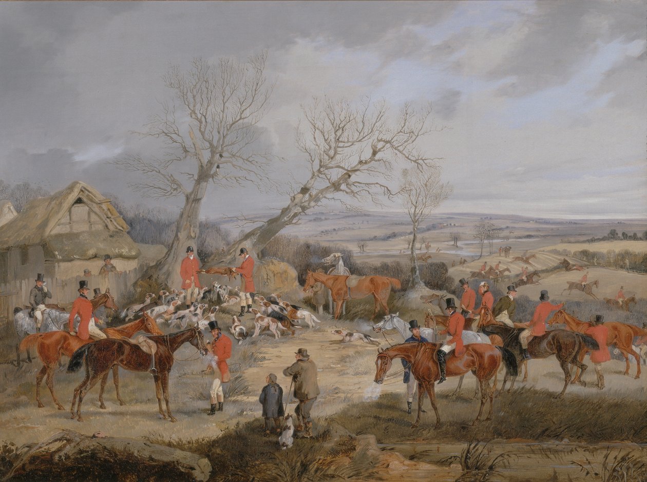 Hunting Scene, The Kill by Henry Thomas Alken