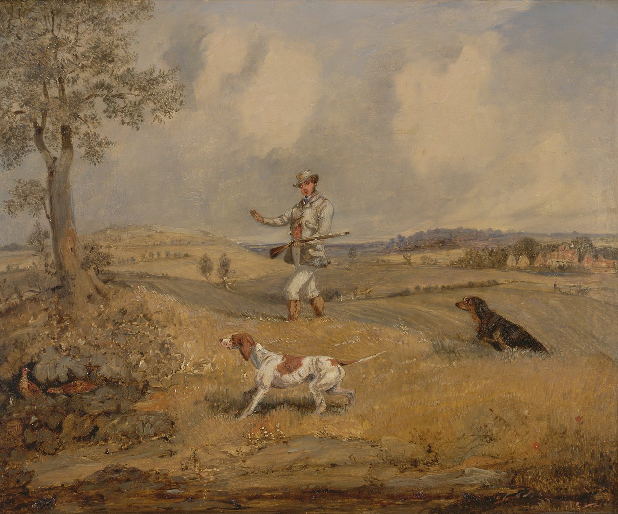 Partridge Shooting, ca. 1825 by Henry Thomas Alken