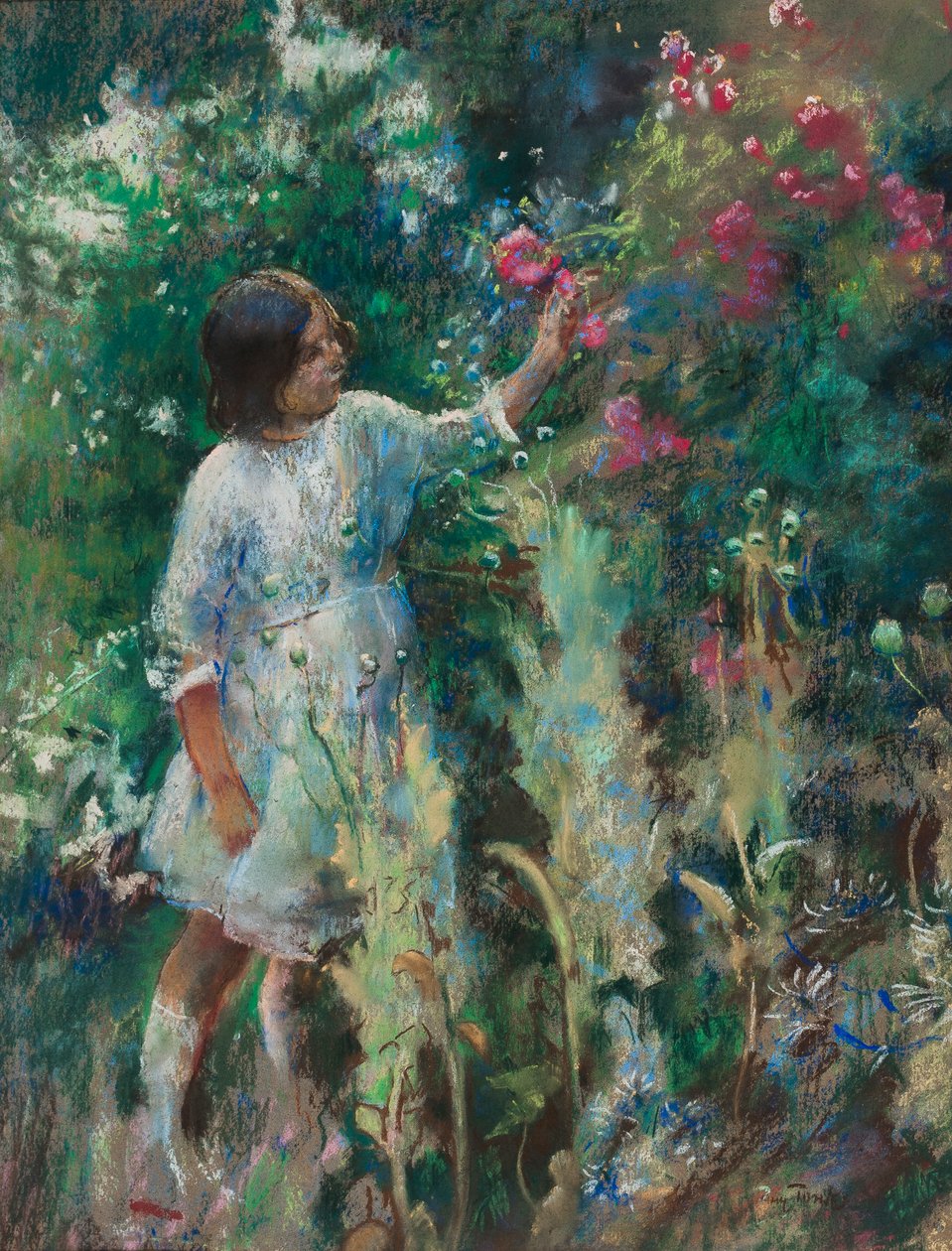 In the Garden by Henry Tonks