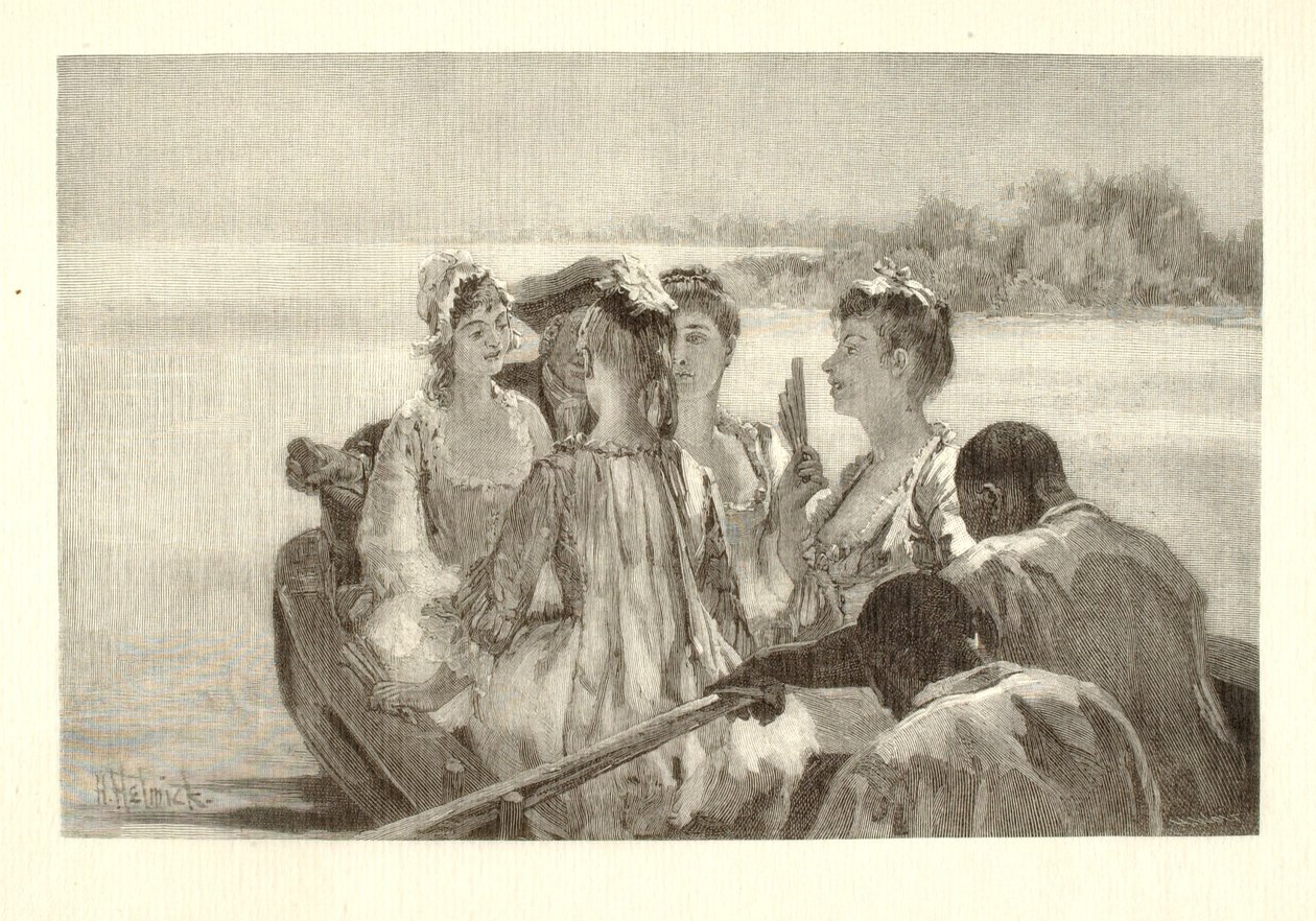 A Visiting Party by Henry Wolf