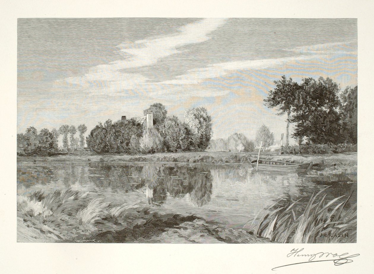 Canal in Artois by Henry Wolf