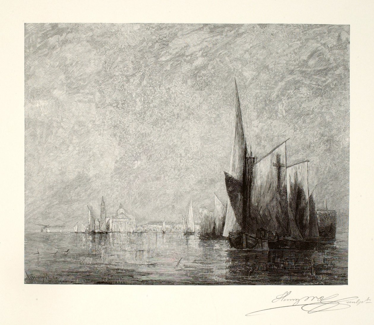 San Giorgio, Venice by Henry Wolf