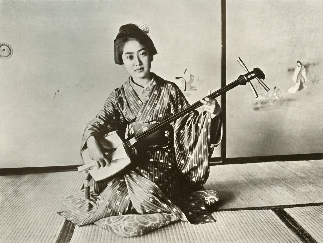 The Indispensable Geisha, 1910 by Herbert Ponting