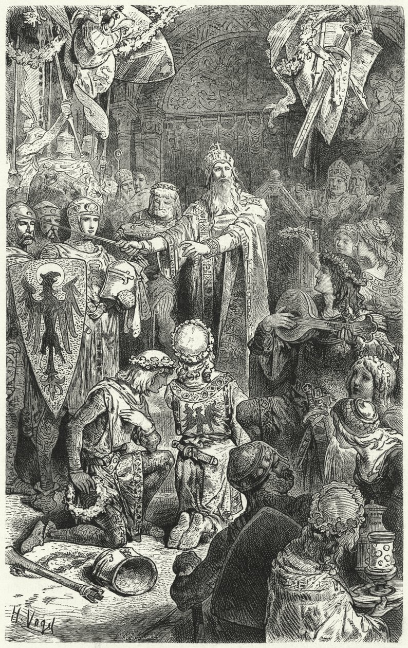 Frederick Barbarossa at a Feast in Mainz by Hermann Vogel